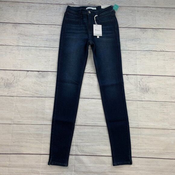 KanCan Maurices  Skinny Jeans sz 24 Long Dark Wash 31" Inseam Stretch New NWT - Picture 1 of 9